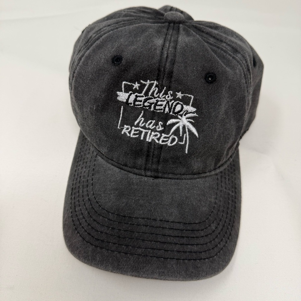 NEW “THIS LEGEND HAS RETIRED” HAT CAP - Picture 5 of 8